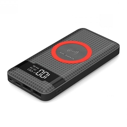 Carregador Portátil Power Bank Sem Fio Wireless por Indução Turbo 10.000mAh Pineng Kaidi Preto é boa?