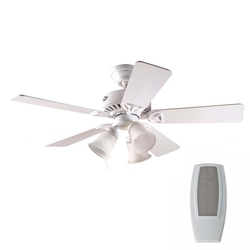 Menor preço em Ventilador De Teto Hunter Beacon Hill Branco Com Controle Remoto