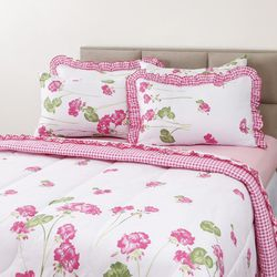 Enxoval Cama Casal Mel 7 Peças com Babado - Casa e Conforto Menor preço em Enxoval Cama Casal Mel 7 Peças com Babado - Casa e Conforto