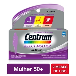 Centrum Select Mulher c/ 60 Comprimidos Menor preço em Centrum Select Mulher c/ 60 Comprimidos
