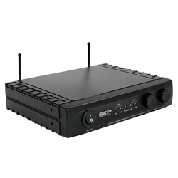Microfone SKP UHF-261 sem Fio HAND-HELD Base + 2 Microfones Profissionais é boa?