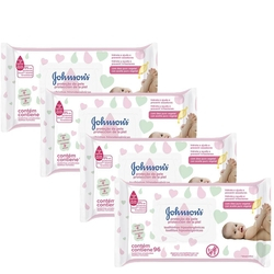 Kit Johnson's Baby Toalhinhas Extra Cuidado 384 unidades Menor preço em Kit Johnson's Baby Toalhinhas Extra Cuidado 384 unidades