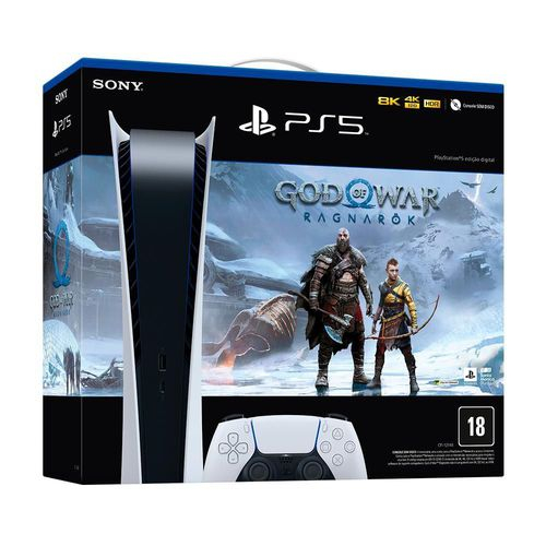 Console PlayStation 5 + God Of War Ragnarok em Promoção na Americanas