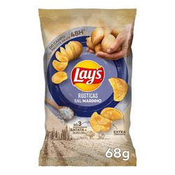 Batata Frita Lays Rústica Sal Marinho 68G é boa?