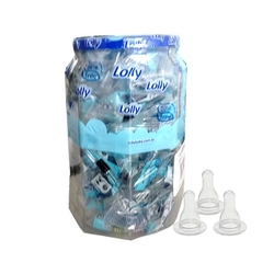 Pote 48 Bicos Silicone Universal - Lolly Menor preço em Pote 48 Bicos Silicone Universal - Lolly