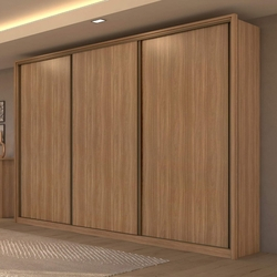 Guarda Roupa Casal 3 Portas de Correr 6 Gavetas Spazio Móveis Lopas Carvalho Naturale Menor preço em Guarda Roupa Casal 3 Portas de Correr 6 Gavetas Spazio Móveis Lopas Carvalho Naturale