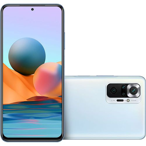 USADO: Smartphone Xiaomi Redmi Note 10 PRO 128GB 4G Wi-Fi Tela 6.67'' Dual  Chip 6GB RAM Câmera Tripla + Selfie 16MP - Azul em Promoção na Americanas