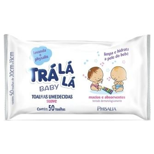 Toalhas Umedecidas Trá Lá Lá Baby Suave (100 Unid) Menor preço em Toalhas Umedecidas Trá Lá Lá Baby Suave (100 Unid)