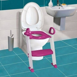 Redutor De Assento Saniatrio Com Degrau Rosa - Clingo Menor preço em Redutor De Assento Saniatrio Com Degrau Rosa - Clingo