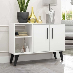 Balcão Buffet 2 Portas Bpp63 Branco - Brv Móveis Menor preço em Balcão Buffet 2 Portas Bpp63 Branco - Brv Móveis
