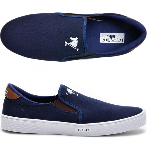 sapato polo azul