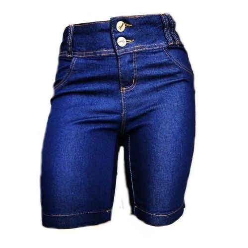 Bermuda pedal jeans feminina Clearance