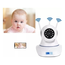 Baba Eletrônica Camera Ip Wifi Visão Noturna C/ Mic. Sem Fio Menor preço em Baba Eletrônica Camera Ip Wifi Visão Noturna C/ Mic. Sem Fio