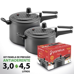 Kit com 2 Panelas de Pressão Antiaderente 3,0litros + 4,5 litros - Certificação A Inmetro é boa?