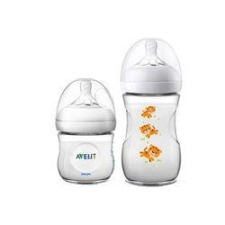 Kit 2 Mamadeiras Pétala 125 E 260ml Tigre - Philips Avent Menor preço em Kit 2 Mamadeiras Pétala 125 E 260ml Tigre - Philips Avent