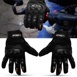 Par de Luva Motociclista Atrio Street DL Com Protetor Motoqueiro Preto é boa?
