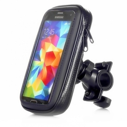 Menor preço em Suporte De Guidão Para Celular E Gps Até 6" Para Bicicleta E Moto Case Impermeável Com Fechamento Em Zíper Exbom Sp-c20l