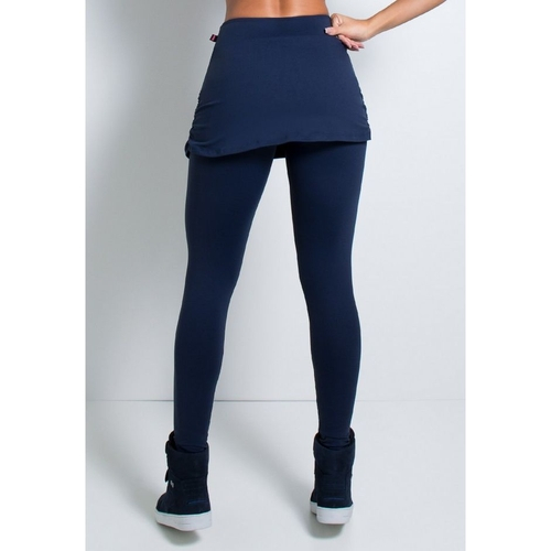 calça legging franzida