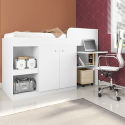 Cama Multifuncional Armário Juvenille Branco - Art In Móveis é boa?
