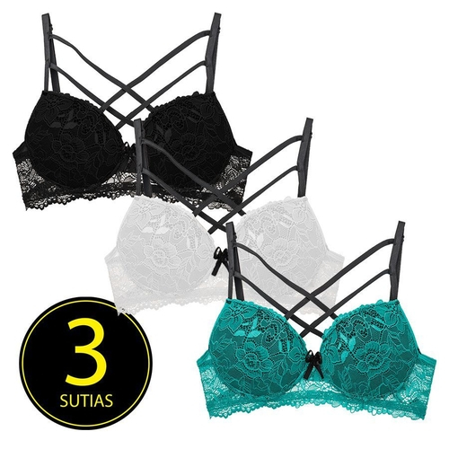 Sutiã strappy com bojo Clearance