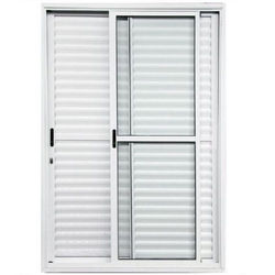 Porta De Alumínio De Correr Balcão 3 Folhas 2,10 X 1,50 Branca Linha 25 Com Fechadura Menor preço em Porta De Alumínio De Correr Balcão 3 Folhas 2,10 X 1,50 Branca Linha 25 Com Fechadura