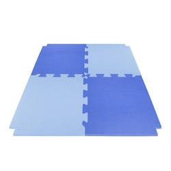Kit 20 Tapete Tatame EVA 50x50x1cm 10mm Tons de Azul é boa?