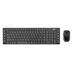Combo teclado e mouse USB C3TECH Sem Fio Preto - K-W50BK Menor preço em Combo teclado e mouse USB C3TECH Sem Fio Preto - K-W50BK