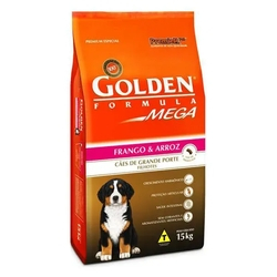 Ração Golden Formula Mega Cães Filhotes De Grande Porte Frango & Arroz 15kg Menor preço em Ração Golden Formula Mega Cães Filhotes De Grande Porte Frango & Arroz 15kg