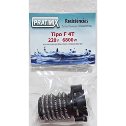 Resistencia Ducha 4T Fame 220V 6800W Pratimix FQK0268 - 06UN Menor preço em Resistencia Ducha 4T Fame 220V 6800W Pratimix FQK0268 - 06UN