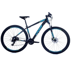 Bicicleta Oggi Hacker HDS aro 29 24v Hidraulico Azul Menor preço em Bicicleta Oggi Hacker HDS aro 29 24v Hidraulico Azul