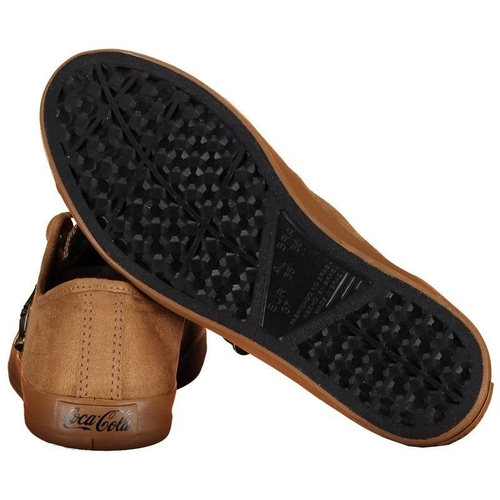 tênis coca cola miami suede feminino caramelo