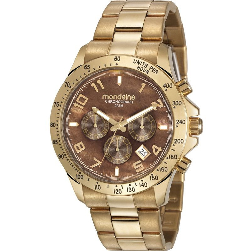 relogio feminino bronze mondaine