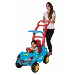 Carro Andador C/ Empurrador Roller Baby Fit Azul Magic Toys Menor preço em Carro Andador C/ Empurrador Roller Baby Fit Azul Magic Toys