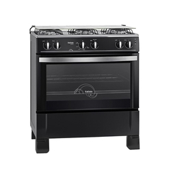 Fogão Gás Itatiaia Waves 5 Bocas Acendimento Automático Bivolt Preto Menor preço em Fogão Gás Itatiaia Waves 5 Bocas Acendimento Automático Bivolt Preto