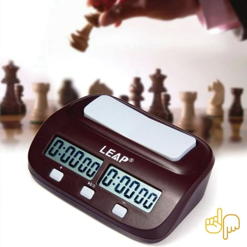 Relógio de Mesa Digital P/ Xadrez Chess Timer Leap PQ9907S c/ Bônus e  Atraso. em Promoção na Americanas