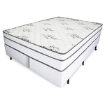 Cama Box Queen Colchão Mola Ensacada Pillowin 158x198x60cm - Mônaco Relaflex