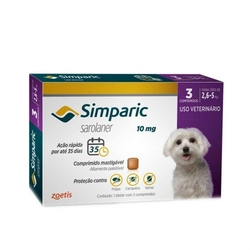 Antipulgas Simparic 10mg Cães 2,6 até 5Kg 3 Comprimidos é ruim? Antipulgas Simparic 10mg Cães 2,6 até 5Kg 3 Comprimidos é boa?