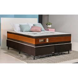 Conjunto Cama Box (Colchão + Box) Gazin Mola Good Like (Molas Ensacadas) Marrom e Laranja 138x188x69 é boa?