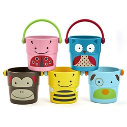 Conjunto de Baldinhos para o Banho Zoo - Skip Hop Menor preço em Conjunto de Baldinhos para o Banho Zoo - Skip Hop