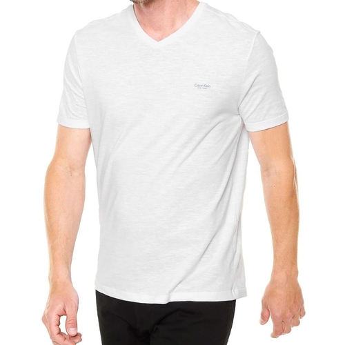 camisa calvin klein gola v