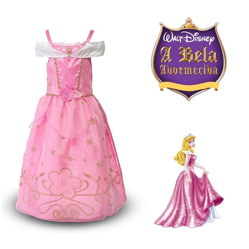 fantasia da bela adormecida infantil