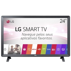 Menor preço em Monitor Smart Tv Led 24 Lg 24tl520s Conversor Digita Hdm Usb