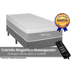 Colchão Magnético c/Massagem Memory Solteiro 88 Menor preço em Colchão Magnético c/Massagem Memory Solteiro 88