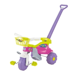 Triciclo Infantil Motoca Tico Tico Festa Rosa Com Aro E Cestinha é boa?