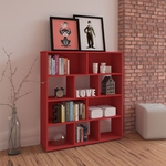 Estante Kansas Vermelho - Moveis Arapongas