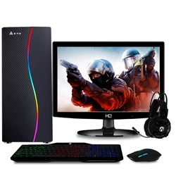 Computador Gamer Completo com Monitor LED Intel Core i5 8GB HD 1TB (Nvidia Geforce GT) Kit gamer com mousepad EasyPC Light Menor preço em Computador Gamer Completo com Monitor LED Intel Core i5 8GB HD 1TB (Nvidia Geforce GT) Kit gamer com mousepad EasyPC Light
