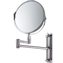 Espelho De Aumento Aço Inox Articulado Dupla Face 8482 Mor Menor preço em Espelho De Aumento Aço Inox Articulado Dupla Face 8482 Mor