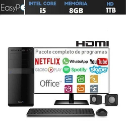 Computador Desktop Completo com Monitor LED HDMI Intel Core i5 8GB HD 1TB com caixas de som mouse e teclado EasyPC Standard Plus é boa?