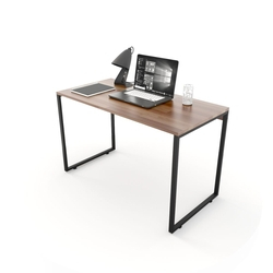 Mesa Scandi Escritório Estilo Industrial Madeira e Ferro Ref. 1200 - WoodGroup Menor preço em Mesa Scandi Escritório Estilo Industrial Madeira e Ferro Ref. 1200 - WoodGroup