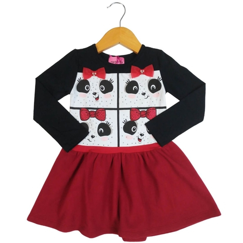 vestido infantil turma da malha